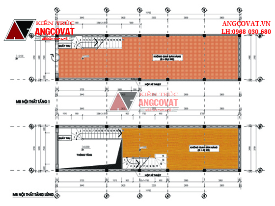 Tư vấn thiết kế nhà 4×16 có thang máy đẹp, phù hợp nhà phố đô thị kết hợp kinh doanh NP1151026