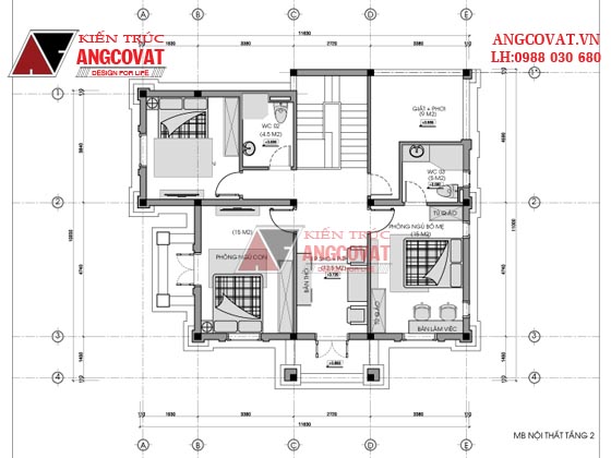Tư vấn thiết kế nhà 4×16 có thang máy đẹp, phù hợp nhà phố đô thị kết hợp kinh doanh NP1151026