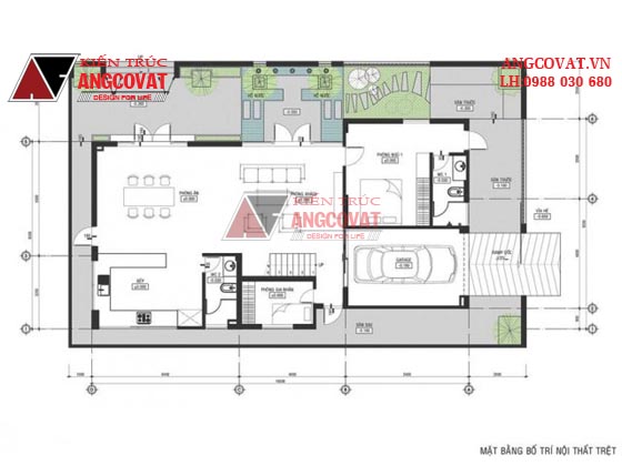 Tư vấn thiết kế nhà 4×16 có thang máy đẹp, phù hợp nhà phố đô thị kết hợp kinh doanh NP1151026