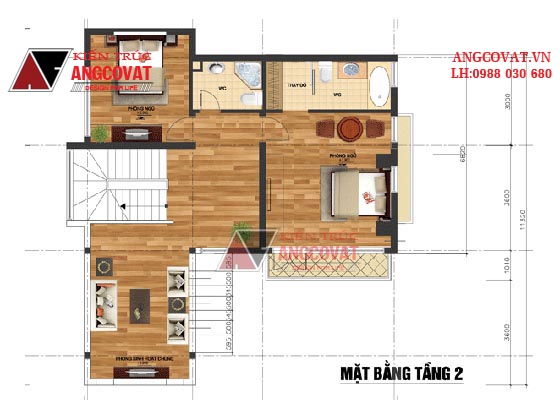 Tư vấn thiết kế nhà 4×16 có thang máy đẹp, phù hợp nhà phố đô thị kết hợp kinh doanh NP1151026