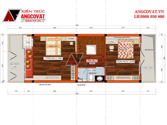 Tư vấn thiết kế nhà 4×16 có thang máy đẹp, phù hợp nhà phố đô thị kết hợp kinh doanh NP1151026