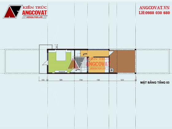Tư vấn thiết kế nhà 4×16 có thang máy đẹp, phù hợp nhà phố đô thị kết hợp kinh doanh NP1151026