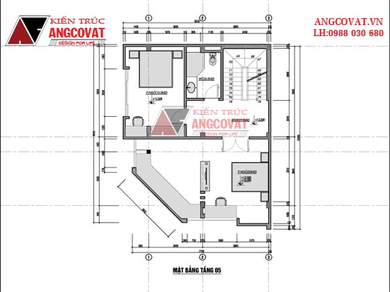 Tư vấn thiết kế nhà 4×16 có thang máy đẹp, phù hợp nhà phố đô thị kết hợp kinh doanh NP1151026
