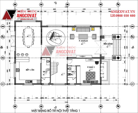 Tư vấn thiết kế nhà 4×16 có thang máy đẹp, phù hợp nhà phố đô thị kết hợp kinh doanh NP1151026