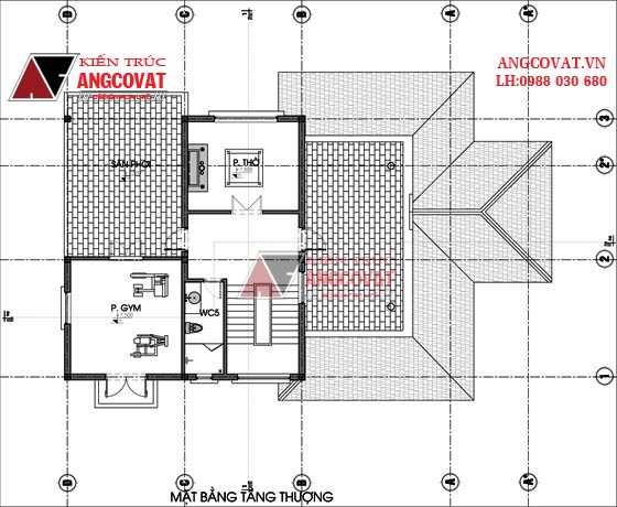 Tư vấn thiết kế nhà 4×16 có thang máy đẹp, phù hợp nhà phố đô thị kết hợp kinh doanh NP1151026
