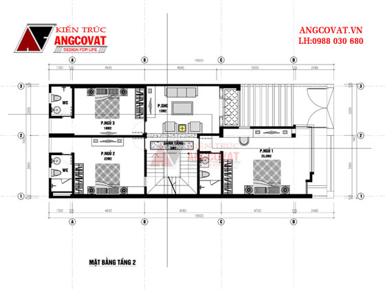 Tư vấn thiết kế nhà 4×16 có thang máy đẹp, phù hợp nhà phố đô thị kết hợp kinh doanh NP1151026