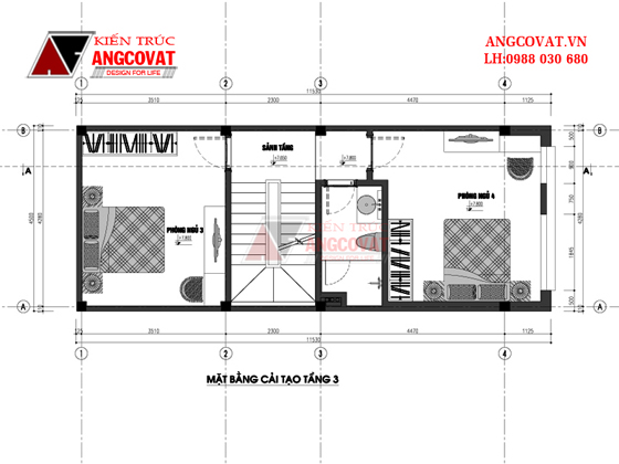Tư vấn thiết kế nhà 4×16 có thang máy đẹp, phù hợp nhà phố đô thị kết hợp kinh doanh NP1151026