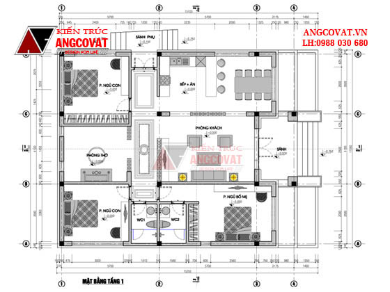 Tư vấn thiết kế nhà 4×16 có thang máy đẹp, phù hợp nhà phố đô thị kết hợp kinh doanh NP1151026