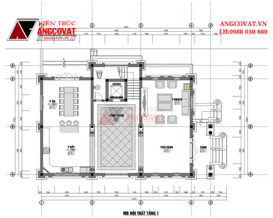 Tư vấn thiết kế nhà 4×16 có thang máy đẹp, phù hợp nhà phố đô thị kết hợp kinh doanh NP1151026
