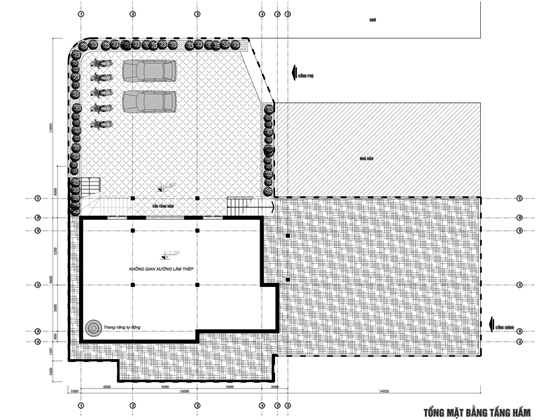 Tư vấn thiết kế nhà 4×16 có thang máy đẹp, phù hợp nhà phố đô thị kết hợp kinh doanh NP1151026