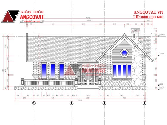 Tư vấn thiết kế nhà 4×16 có thang máy đẹp, phù hợp nhà phố đô thị kết hợp kinh doanh NP1151026