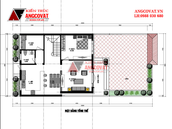 Tư vấn thiết kế nhà 4×16 có thang máy đẹp, phù hợp nhà phố đô thị kết hợp kinh doanh NP1151026