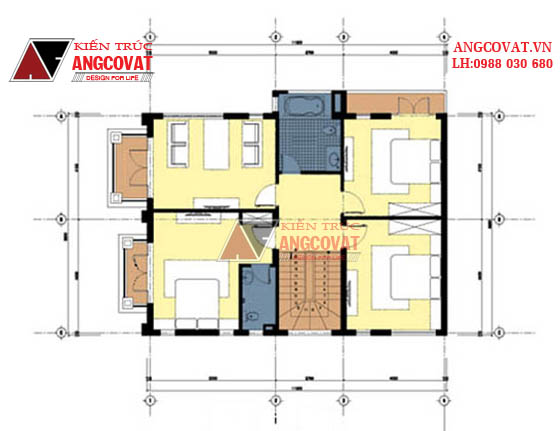 Tư vấn thiết kế nhà 4×16 có thang máy đẹp, phù hợp nhà phố đô thị kết hợp kinh doanh NP1151026