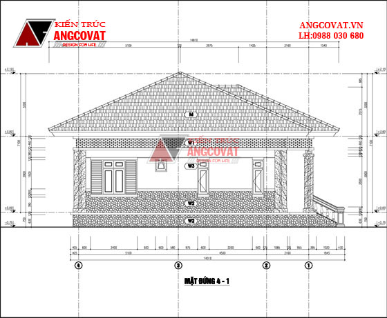 Tư vấn thiết kế nhà 4×16 có thang máy đẹp, phù hợp nhà phố đô thị kết hợp kinh doanh NP1151026