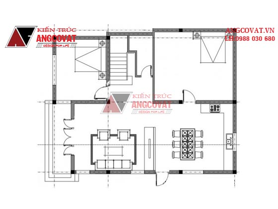 Tư vấn thiết kế nhà 4×16 có thang máy đẹp, phù hợp nhà phố đô thị kết hợp kinh doanh NP1151026