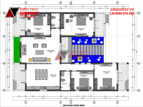 Tư vấn thiết kế nhà 4×16 có thang máy đẹp, phù hợp nhà phố đô thị kết hợp kinh doanh NP1151026