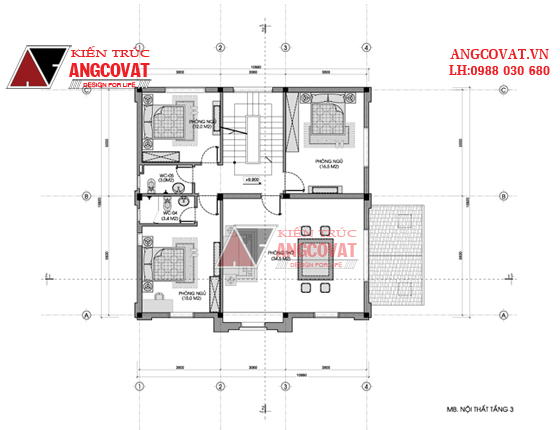 Tư vấn thiết kế nhà 4×16 có thang máy đẹp, phù hợp nhà phố đô thị kết hợp kinh doanh NP1151026