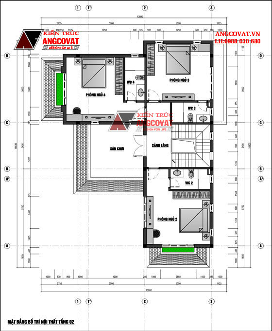 Tư vấn thiết kế nhà 4×16 có thang máy đẹp, phù hợp nhà phố đô thị kết hợp kinh doanh NP1151026