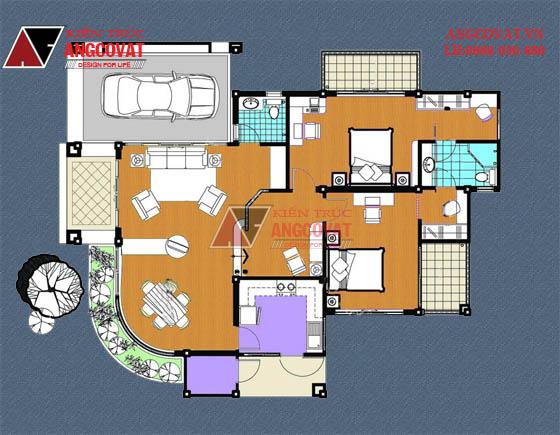 Tư vấn thiết kế nhà 4×16 có thang máy đẹp, phù hợp nhà phố đô thị kết hợp kinh doanh NP1151026