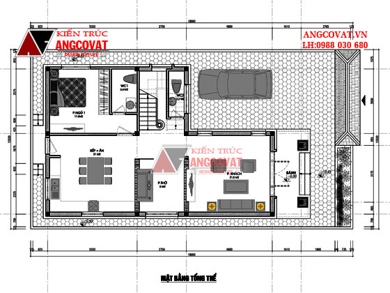 Tư vấn thiết kế nhà 4×16 có thang máy đẹp, phù hợp nhà phố đô thị kết hợp kinh doanh NP1151026