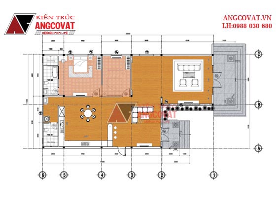 Tư vấn thiết kế nhà 4×16 có thang máy đẹp, phù hợp nhà phố đô thị kết hợp kinh doanh NP1151026
