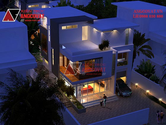 Tư vấn thiết kế nhà 4×16 có thang máy đẹp, phù hợp nhà phố đô thị kết hợp kinh doanh NP1151026