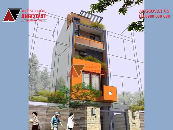 Tư vấn thiết kế nhà 4×16 có thang máy đẹp, phù hợp nhà phố đô thị kết hợp kinh doanh NP1151026
