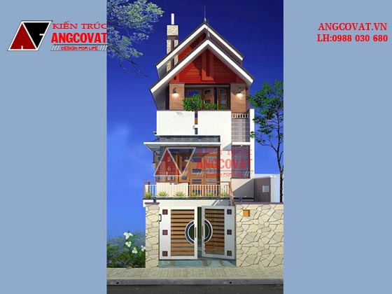 Tư vấn thiết kế nhà 4×16 có thang máy đẹp, phù hợp nhà phố đô thị kết hợp kinh doanh NP1151026