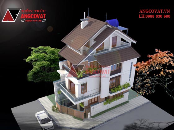 Tư vấn thiết kế nhà 4×16 có thang máy đẹp, phù hợp nhà phố đô thị kết hợp kinh doanh NP1151026