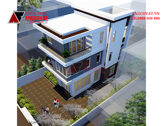Tư vấn thiết kế nhà 4×16 có thang máy đẹp, phù hợp nhà phố đô thị kết hợp kinh doanh NP1151026