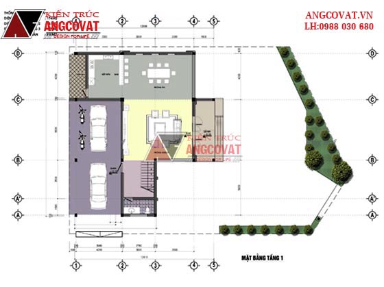 Tư vấn thiết kế nhà 4×16 có thang máy đẹp, phù hợp nhà phố đô thị kết hợp kinh doanh NP1151026