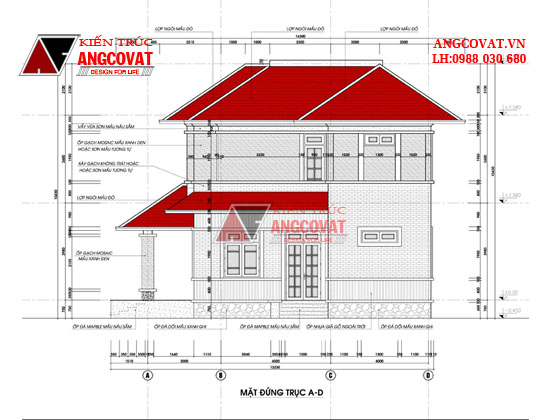 Tư vấn thiết kế nhà 4×16 có thang máy đẹp, phù hợp nhà phố đô thị kết hợp kinh doanh NP1151026