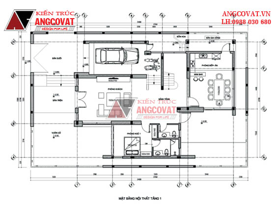 Tư vấn thiết kế nhà 4×16 có thang máy đẹp, phù hợp nhà phố đô thị kết hợp kinh doanh NP1151026