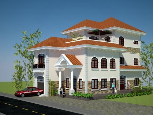 Tư vấn thiết kế nhà 4×16 có thang máy đẹp, phù hợp nhà phố đô thị kết hợp kinh doanh NP1151026
