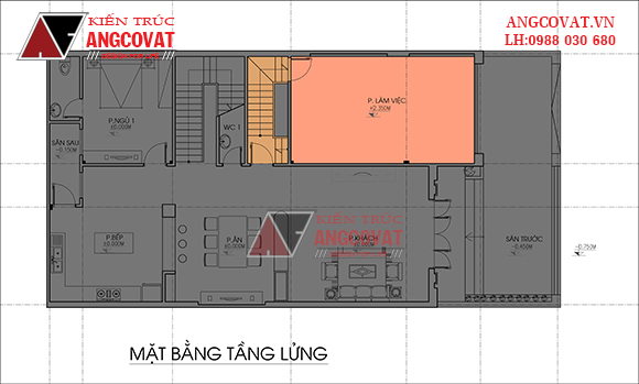 Tư vấn thiết kế nhà 4×16 có thang máy đẹp, phù hợp nhà phố đô thị kết hợp kinh doanh NP1151026