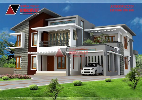 Tư vấn thiết kế nhà 4×16 có thang máy đẹp, phù hợp nhà phố đô thị kết hợp kinh doanh NP1151026