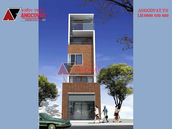 Tư vấn thiết kế nhà 4×16 có thang máy đẹp, phù hợp nhà phố đô thị kết hợp kinh doanh NP1151026