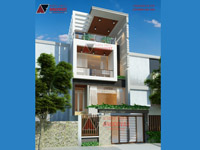 Tư vấn thiết kế nhà 4×16 có thang máy đẹp, phù hợp nhà phố đô thị kết hợp kinh doanh NP1151026