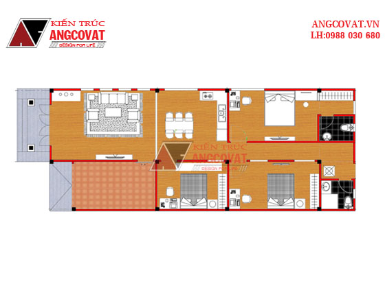 Tư vấn thiết kế nhà 4×16 có thang máy đẹp, phù hợp nhà phố đô thị kết hợp kinh doanh NP1151026