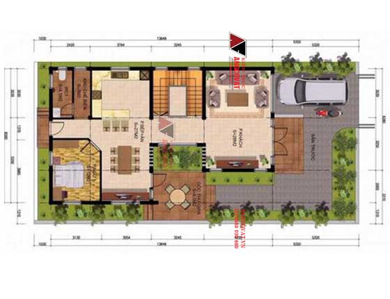 Tư vấn thiết kế nhà 4×16 có thang máy đẹp, phù hợp nhà phố đô thị kết hợp kinh doanh NP1151026