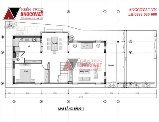 Tư vấn thiết kế nhà 4×16 có thang máy đẹp, phù hợp nhà phố đô thị kết hợp kinh doanh NP1151026