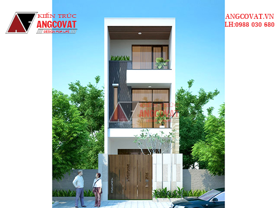 Tư vấn thiết kế nhà 4×16 có thang máy đẹp, phù hợp nhà phố đô thị kết hợp kinh doanh NP1151026