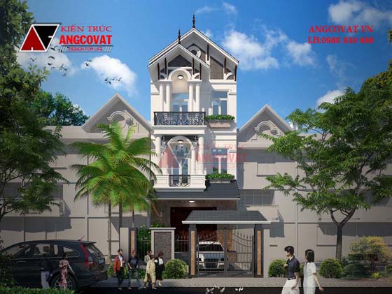 Tư vấn thiết kế nhà 4×16 có thang máy đẹp, phù hợp nhà phố đô thị kết hợp kinh doanh NP1151026