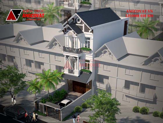 Tư vấn thiết kế nhà 4×16 có thang máy đẹp, phù hợp nhà phố đô thị kết hợp kinh doanh NP1151026