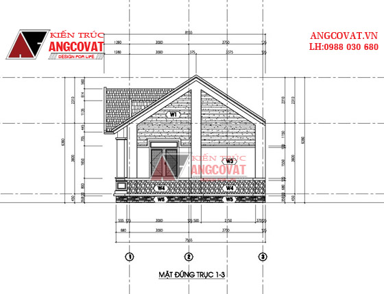 Tư vấn thiết kế nhà 4×16 có thang máy đẹp, phù hợp nhà phố đô thị kết hợp kinh doanh NP1151026