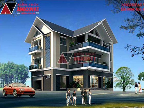 Tư vấn thiết kế nhà 4×16 có thang máy đẹp, phù hợp nhà phố đô thị kết hợp kinh doanh NP1151026