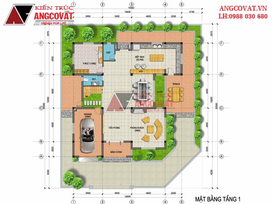 Tư vấn thiết kế nhà 4×16 có thang máy đẹp, phù hợp nhà phố đô thị kết hợp kinh doanh NP1151026