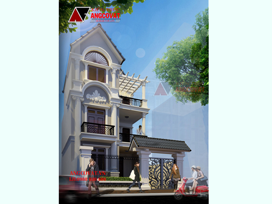 Tư vấn thiết kế nhà 4×16 có thang máy đẹp, phù hợp nhà phố đô thị kết hợp kinh doanh NP1151026