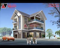 Tư vấn thiết kế nhà 4×16 có thang máy đẹp, phù hợp nhà phố đô thị kết hợp kinh doanh NP1151026