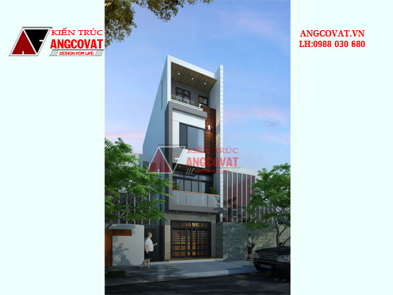 Tư vấn thiết kế nhà 4×16 có thang máy đẹp, phù hợp nhà phố đô thị kết hợp kinh doanh NP1151026